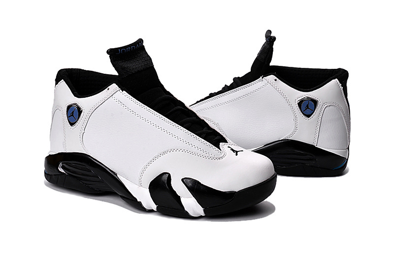 2016 Jordan 14 White Black Royal Blue Shoes - Click Image to Close